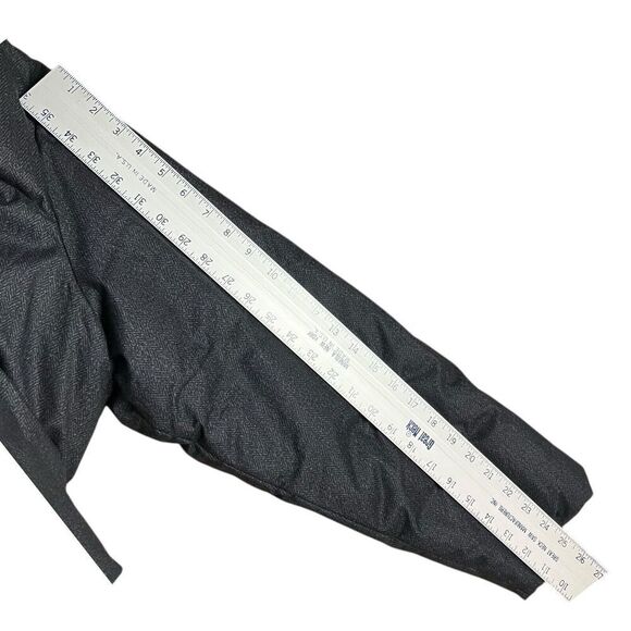 Anthropologie Bernardo WMNS 1X‎ Grey Wrap Puffer Jacket Belted Coat Long Shawl - Picture 11 of 14